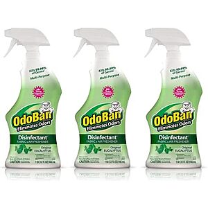 $10.14* | 3-pk 32-oz OdoBan Ready-to-Use Disinfectant & Odor Eliminator at Amazon