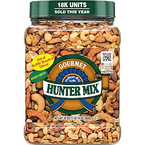 [SnS, AC] $7.97* | 30-Oz Southern Style Nuts Gourmet Hunter Trail Mix at Amazon