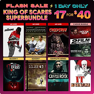 Fanflix: 17 WB Digital Stephen King Titles $540