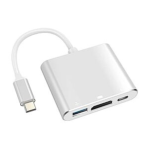 Battony 3-in-1 USB-C to 4K HDMI Multiport Adapter w/ USB 3.0 & USB-C Charging Port $8.99 + Free Shipping w/ Prime or $6 Fee per Order