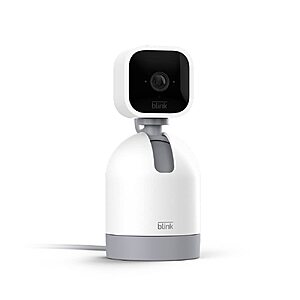 Blink Mini Pan-Tilt Camera (newest model) (White/Black) $23.99 + Free S&H w/ Prime or $35+