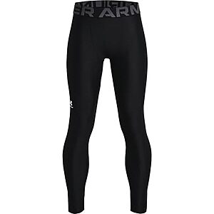 $24.50 | Under Armour Kids Boy's Armour HeatGear Leggings (Big Kids) at Amazon