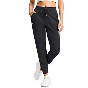 Joggers for Women with Zipper Pockets Workout Athletic Pants $14.99