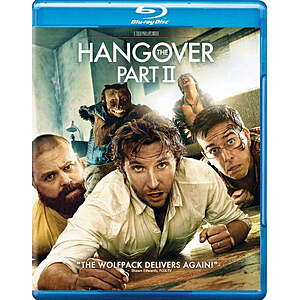 The Hangover Part II (Blu-ray + DVD $6.95 Walmart.com