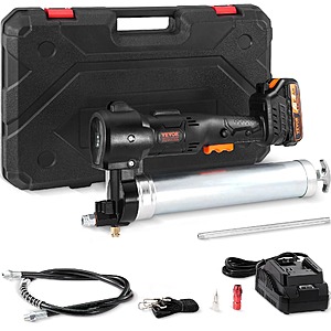 VEVOR 20V 10000PSI Cordless Grease Gun Kit with Case Battery & Charger $62.84 + Free Shipping