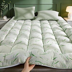 LIANLAM Mattress Topper,1200 GSM Cooling Mattress Pad, 2 Inch Extra Thick Pillow Top for Back Pain with 6"-18" Deep Pocket (Queen,60"x80") $29.99 AC