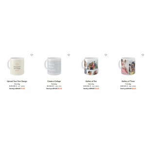 Shutterfly: 11-Oz White Photo Mugs (Various) $4 + tax, Free S&H