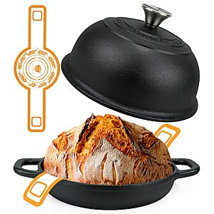 Amazon – AHJ 5-Qt Pre-Seasoned Cast-Iron Dutch Oven - $28.49