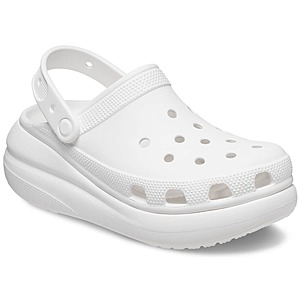 Crocs Adult Crush Platform Clogs (White, Sizes: 6-11) $27.62 + Free Shipping