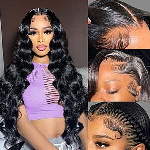 Amazon – MAKATI 22" 13x4 Lace-Front Human Hair Wig - $49.49 w/ Code