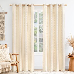Amazon – BGment 84" Vintage Floral Curtains - $11.99–$22.99