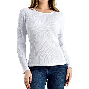 Amazon – Walifrey Women's Long-Sleeve Ribbed Shirts - $3–$6 w/ Code