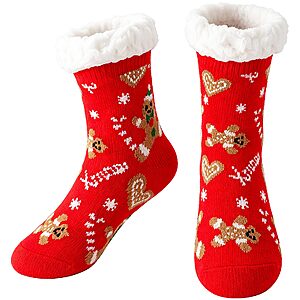 Amazon – BONANGEL Kids Fuzzy Slipper Socks w/ Grips - $3.77–$4.19 w/ Code