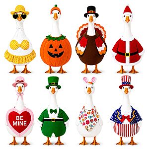 Amazon – 8-Set 23" Porch Goose Holiday Outfits - $28.49 w/ Code