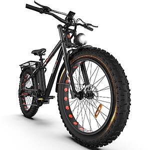 5TH WHEEL W29B 26" x 4" Fat Tire Electric Bike, 750W Motor Adult Ebike with 48V 15Ah Removable Battery, Electric Mountain Bicycle UL2849 $559.99