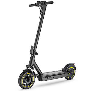 AOVOPRO ESMAX 500W 10' Foldable Electric Scooter for Adults with Air Tire and Dual Shock Absorption, Dual Braking UL2272 $269.99