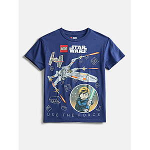 LEGO Star Wars Boy’s Graphic Short Sleeve Crewneck Tee (Various Designs / Sizes) $3.14 + Free S&H w/ Walmart+ or on $35+
