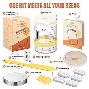 40-Oz Koackl Sourdough Bread Starter Kit $7.49 + Free Shipping w/ Prime or on $35+