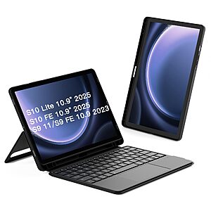 Inateck for Galaxy Tab S10 S9, Magnetic Detachable Bluetooth Keyboard | For Samsung Galaxy Tab S10 Lite/S10 FE/S9 FE 10.9"/S9 11 $45.49