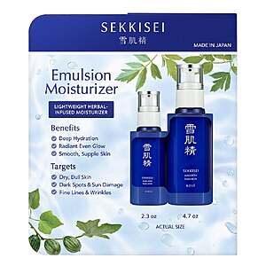 Sekkisei Emulsion Moisturizing Set $32.99 free shipping Costco.com