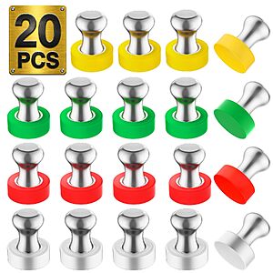ESSAGER 20Pcs Strong Fridge/Whiteboard Magnets - $5.00 After coupon