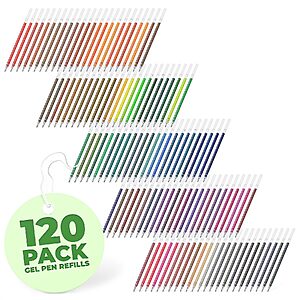 120-Count MYCRITEE Assorted Glitter Gel Pen Refills $6.49 w/ S&S + Free Shipping w/ Prime or on $35+