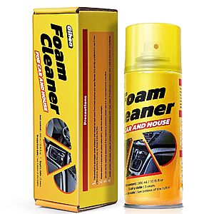 Gihen Multi-Purpose Foam Cleaner Spray for Auto Interior & Household Surfaces - $4.99 AC