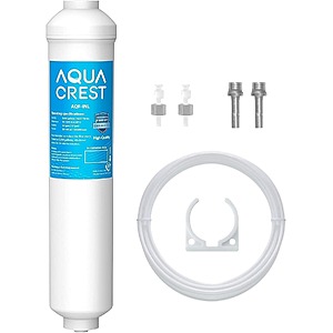AQUA CREST INL 5 Years Inline Water Filter for Ice Maker and Refrigerator for $20.99 + Free shipping w/Prime or $35+