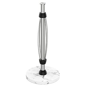 FORIOUS Paper Towel Holder, One-Handed Tear, Weighted Marble Base - $12.99 AC