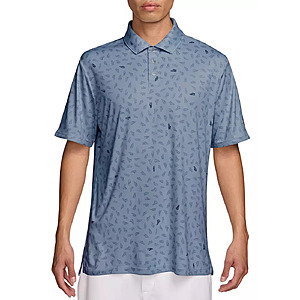 Nike Men's Par Dri-FIT Golf Polo Shirt (Shoe Print-Blue) $18.73 + Free Shipping on $49