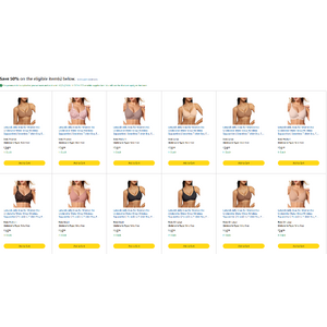 LetsJoli Jelly Bras for Women No Underwire Water Drop Wireless Supportive $8.49