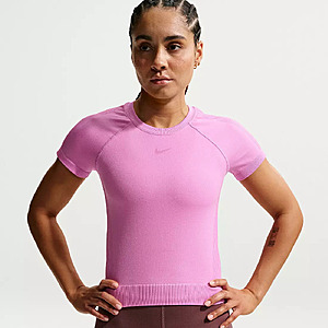 Nike Women's Pro Seamless Dri-FIT T-Shirt (Magenta) $11.23 + Free Shipping on $49