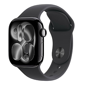 Apple Watch Series 11 (GPS + Cellular) 42mm Case with Sport Band (Size S/M), Hypertension Notifications, Sleep Score, Advanced Workout Metrics $349.97