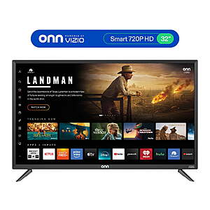 onn 32 in Class 720p HD Smart TV Powered by VIZIO, 32S2V1 $68