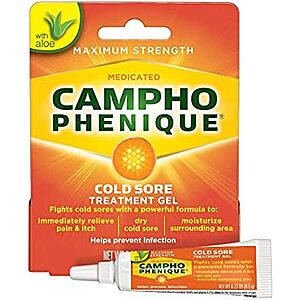[AC] $2.76* | 0.23-Oz Campho Phenique Maximum Strength Cold Sore Treatment Gel at Amazon