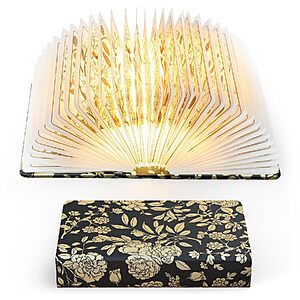 Folding Book-Shaped LED Desk Lamp w/ 3 Lighting Modes & 1200mAh Rechargeable Battery $11.49 + Free Shipping w/ Prime or on $35+