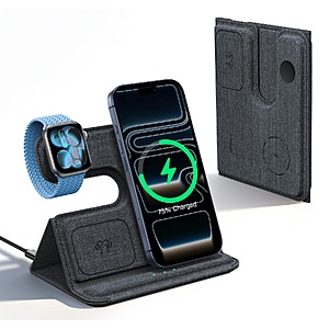 Prime Members: Lamicall 3 in 1 Wireless Magsafe Charging Station for Apple iPhone, Watch and Airpods $18 + Free Shipping