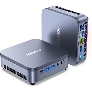 Prime Members: ACEMAGIC Micro PC, Intel Core 5 220H, 16GB LPDDR5, 512GB SSD, Win 11 Pro $499.99