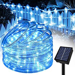 39-ft Slyuexu 100-LED Solar Rope Outdoor String Lights (Various) $6.99 + Free Shipping w/ Prime or on $35+