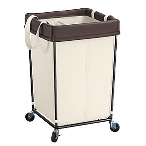 Mefirt 160L Rolling Laundry Basket with Wheels, Rolling Laundry Hamper with Wheels $22.79 AC