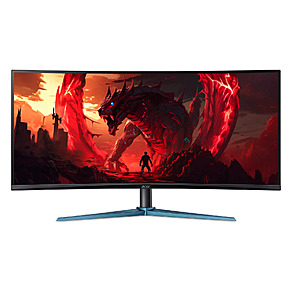 (Cert. Refurb) 34" Acer Nitro ED0 1440p 120Hz Curved Ultrawide Monitor $153.26 + Free Shipping
