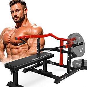 YOLEO 2-in-1 Chest Press Machine (1,540-Lb Capacity) $209.99 + Free Shipping