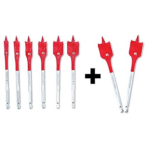 8-Piece Diablo SpeedDemon High Speed Steel Spade Bit Set $7.20 + Free Store Pickup at Home Depot