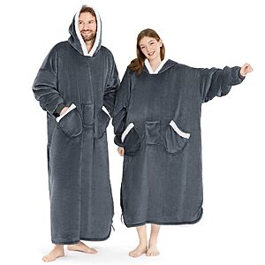 L'AGRATY Oversized Wearable Blanket Christmas Hoodie for Men or Women $16.49 AC