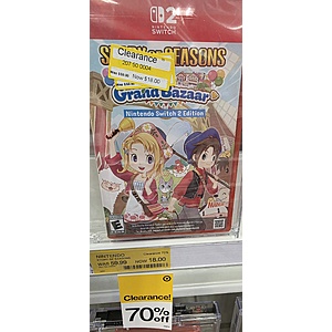 Target - Nintendo Switch 2 Story of Seasons: Grand Bazaar YMMV in store only $18