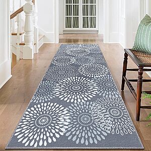 StepRite 2x6 Hallway Runner Rug, Washable Non-Slip Kitchen Rug for Entryway $11.19 AC