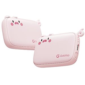 Gaiatop Electric Hand Warmers Rechargeable 2 Pack 0.6 in Ultra-Slim Warmers $8.99