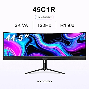 Refurbished 45" DQHD 120Hz Ultrawide Curved Creator Monitor INNOCN