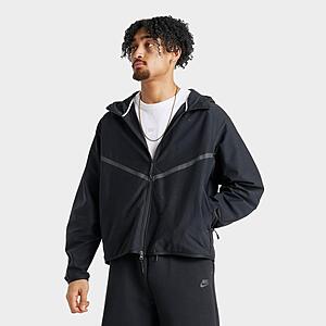 Nike Men's Tech Shori Knit Full-Zip Windbreaker Jacket (Black/Black) $75 + Free Shipping