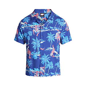 Marvel Spider-Man Tropic Spider Graphic Button-Up Shirt (Sm, L-3XL) $3.88 + Free Shipping w/ Walmart+ or on $35+